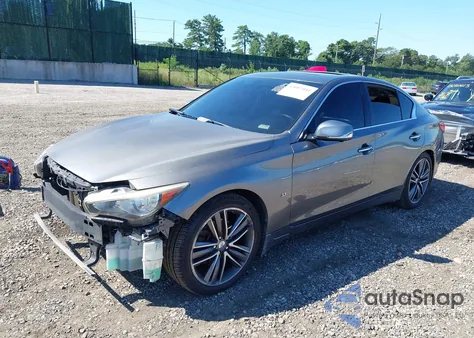 2014 Infiniti Q50 Premium/Sport z USA, uszkodzony, nr VIN JN1BV7AR9EM684713